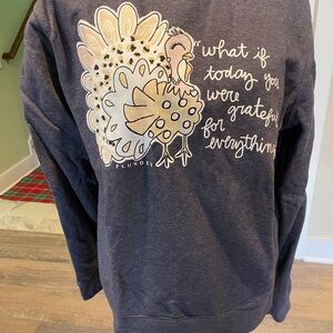 District Women's Charcoal Graphic Hoodie